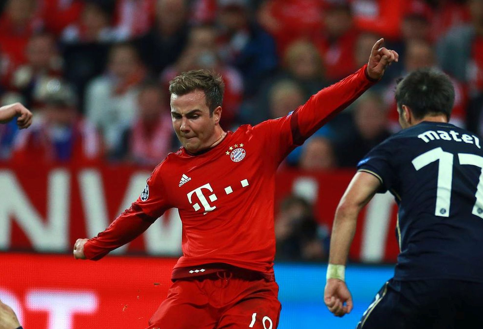 29.09.2015., Allianz Arena, Muenchen, Njemacka - UEFA Liga prvaka, skupina F, 2. kolo, Bayern - Dinamo Zagreb. Mario Gotze. Photo: Dalibor Urukalovic/PIXSELL