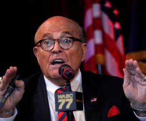 FILE PHOTO: Former New York City Mayor Rudy Giuliani speaks during an appearance on the John Catsimatidis radio show in New York City, New York, U.S., September 10, 2021.  REUTERS/Brendan McDermid/File Photo Photo: BRENDAN MCDERMID/REUTERS