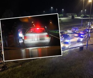 21.05.2022., Zagreb -Ekskluzivne fotografije tucnjave izmedju Torcide i policije.  U subotu u 21.35 sati na autocesti A1 kod odmorista Desinec navijaci Hajduka napali su policajce koji su ih organizirano pratili s utakmice u Zagrebu. Odbijajuci napad policija je uzvratila vatrenim oruzjem kojim su ranjena dvojica napadaca, a u napadu je ozlijedjeno desetak policajaca. Photo: Pixsell/PIXSELL