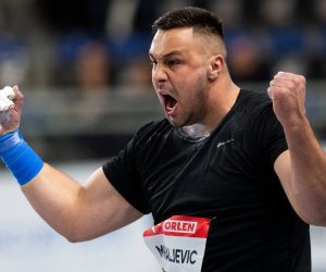 22.02.2022 TORUN  POLAND  LEKKOATLETYKA  ATHLETICS  IAAF COPERNICUS CUP 2022 INDOOR TOUR GOLD NZ FILIP MIHALJEVIC CRO FOTO MATEUSZ SLODKOWSKI / CYFRASPORT/NEWSPIX.PL --- Newspix.pl PUBLICATIONxNOTxINxPOL 20220222_CS_MS_029