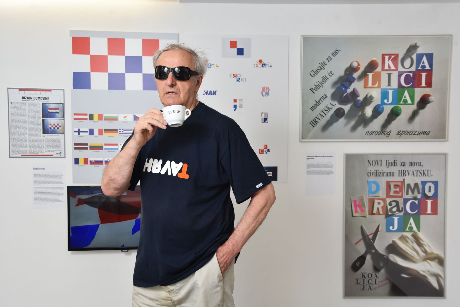 30.06.2022., Zagreb - Boris Ljubicic, graficki dizajner. 

Photo Sasa ZinajaNFoto