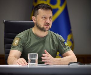 epa10036742 A handout photo made available by the Ukrainian Presidential Press Service shows Ukrainian President Volodymyr Zelensky attending via video link a working session of G7 leaders meeting in Germany, in Kyiv (Kiev), Ukraine, 27 June 2022. According to the presidential office, Zelensky thanked the Group of Seven (G7) countries for the defense and financial support for Ukraine during Russia's invasion. Germany is hosting the G7 summit at Elmau Castle near Garmisch-Partenkirchen from 26 to 28 June 2022.  EPA/UKRAINIAN PRESIDENTIAL PRESS SERVICE HANDOUT -- MANDATORY CREDIT: UKRAINIAN PRESIDENTIAL PRESS SERVICE -- HANDOUT EDITORIAL USE ONLY/NO SALES