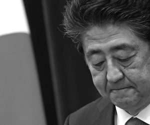 epa10058764 (FILE) - Japanese Prime Minister Shinzo Abe speaks during a press conference at the prime minister official residence in Tokyo, Japan, 28 August 2020 (reissued 08 July 2022). According to Japan's national broadcaster, former Prime Minister Shinzo Abe died of his injuries on 08 July 2022, hours after being shot during an Upper House election campaign act to support a party candidate, outside a railway station in Nara, western Japan. He was 67. Abe had served as Japan's prime minister from 2006 to 2007 and again from 2012 to 2020. He was the longest-serving prime minister in the history of the country.  EPA/FRANCK ROBICHON / POOL *** Local Caption *** 56302822