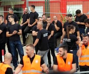 Split, 9.7.2022.- Prvi dan Ultra Europe festivala. Osmo izdanje festivala u Splitu se odrava do 10. srpnja nakon èega zabava seli na Braè, Hvar i Vis. 
foto HINA/ ua