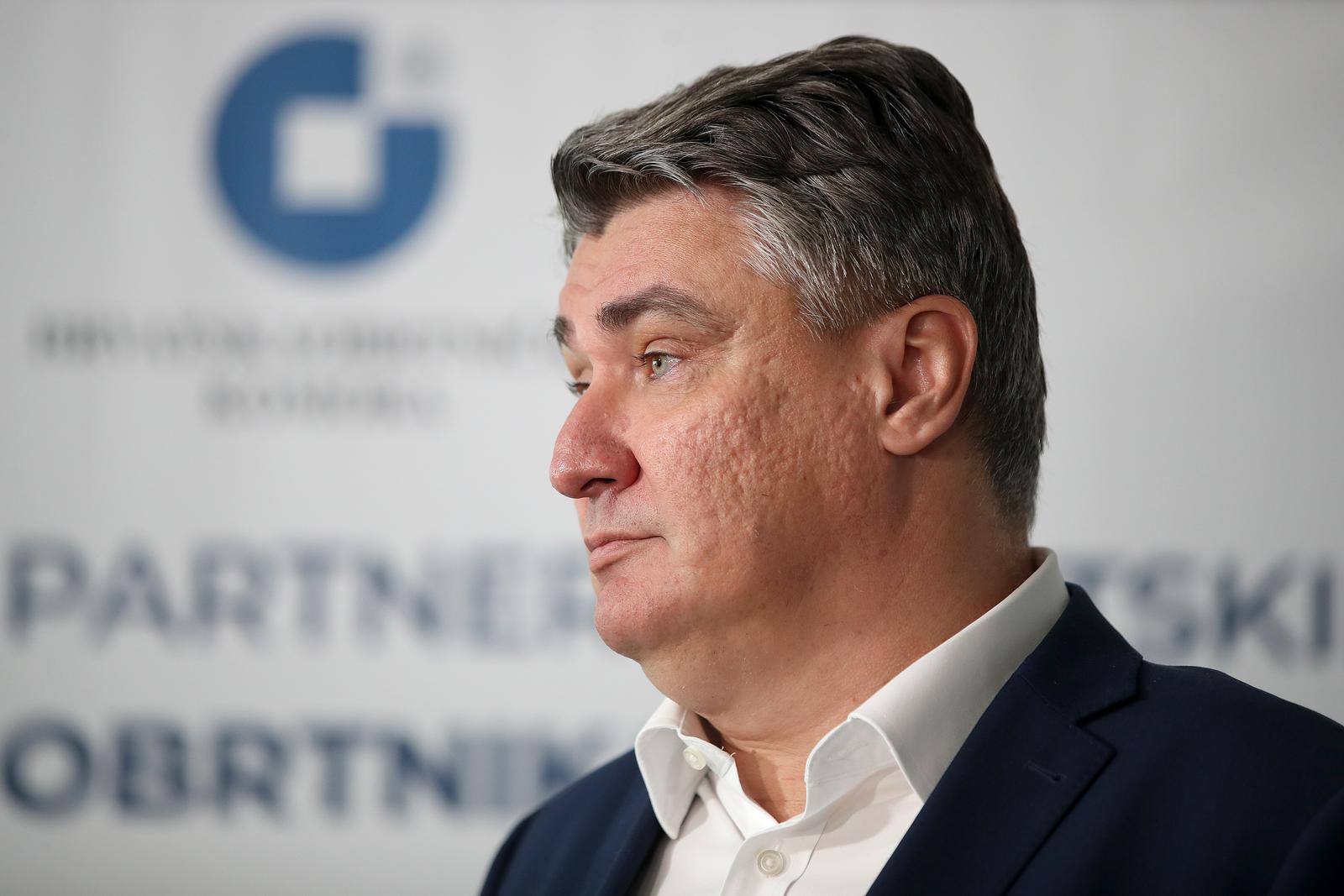 01.07.2022., Zagreb,  City Plaza Zagreb  - Svecana akademija 2022. povodom Dana Hrvatske obrtnicke komore. Predsjednik RH Zoran Milanovic dao je izjave za medije. Photo: Igor Kralj/PIXSELL