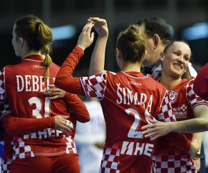 03.03.2022., SSD Josip Samarzija - Bepo, Koprivnica - Kvalifikacije za EHF Europsko prvenstvo rukometasica, skupina 4, 3. kolo, Hrvatska - Francuska. Photo: Vjeran Zganec Rogulja/PIXSELL Photo: Vjeran Zganec Rogulja/PIXSELL