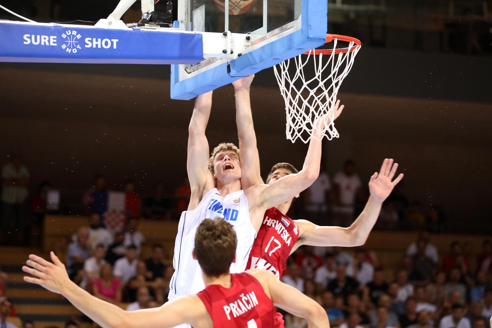 03.07.2022., Rijeka - Dvorana Zamet.FIBA kvalifikacijska utakmica za Svjetdsko prvenstvo u kosarci, Hrvatska - Finska Photo: Goran Kovacic/PIXSELL