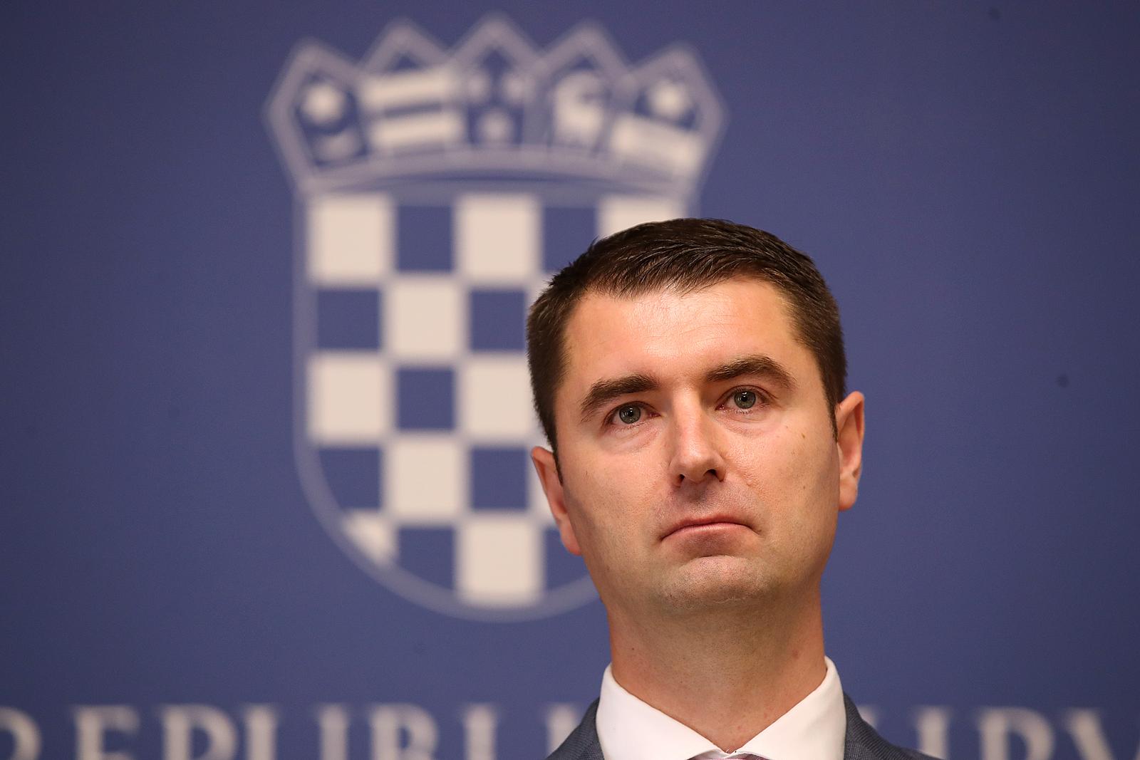 06.06.2022., Zagreb - Konferencija za medije u Banskim dvorima nakon telefonske sjednice Vlade vezano uz uredbu o utvrdjivanju najvisih maloprodajnih cijena naftnih derivata. Davor Filipovic.   Photo: Goran Stanzl/PIXSELL