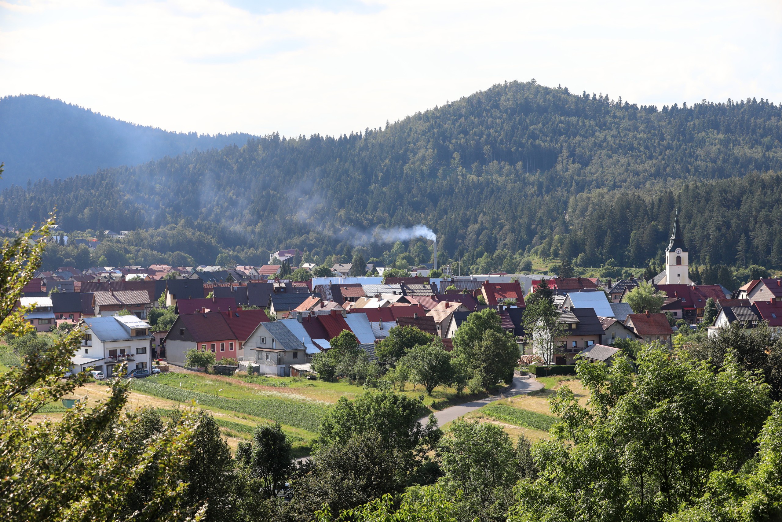 06.07.2022., Delnice - Panorama Delnica. Gorski kotar. Photo: Goran Kovacic/PIXSELL