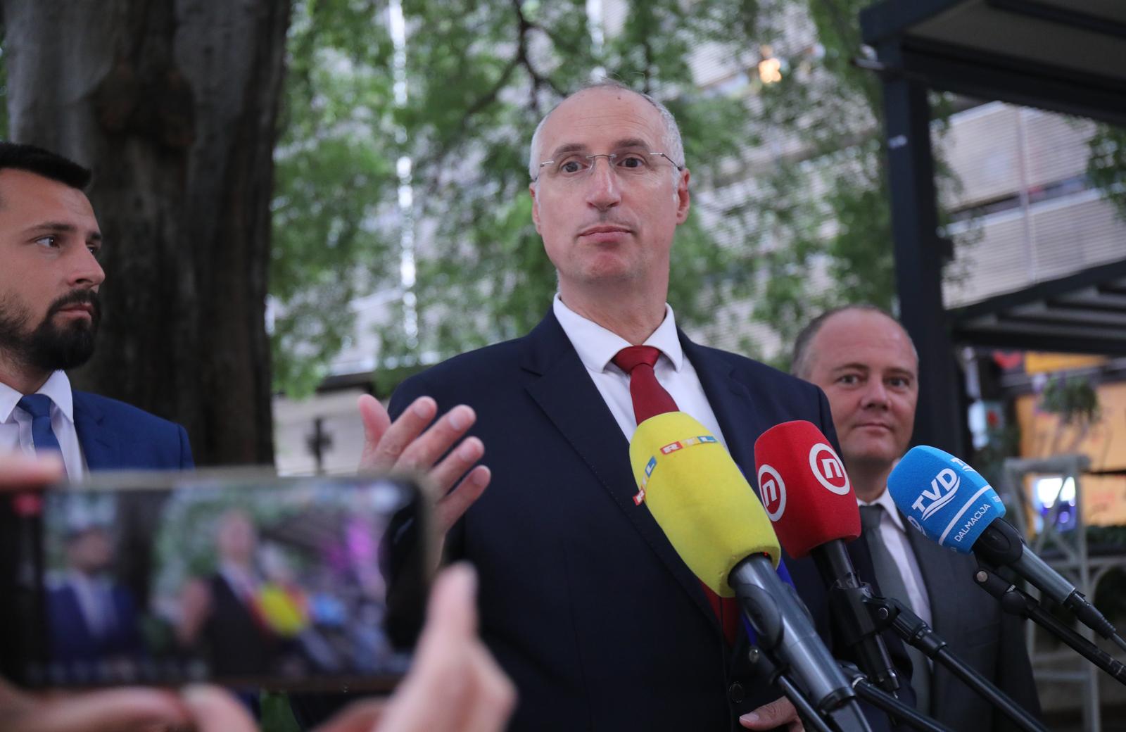 08.07.2022., Split - Kandidat Ivica Puljak obratio se medijima i gradjanima uoci drugog kruga izbora za gradonacelnika. Photo: Ivo Cagalj/PIXSELL