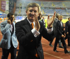 27. 08. 2008., Zagreb - Na stadionu NK Dinama u Maksimiru igra se kvalifikacijska utakmica treceg pretkola nogometne Lige prvaka. Dinamo u Maksimiru trazi najbolju partiju sezone i malo sportsko cudo kako bi prekinuli dugi post i napokon zaigrali u Ligi prvaka, te nadoknadili dva pogotka iz prve utakmice u Ukrajini, koja je zavrsila Sahtar - Dinamo 2:0. Rinat Ahmetov. rPhoto: Marko Lukunic/Vecernji list