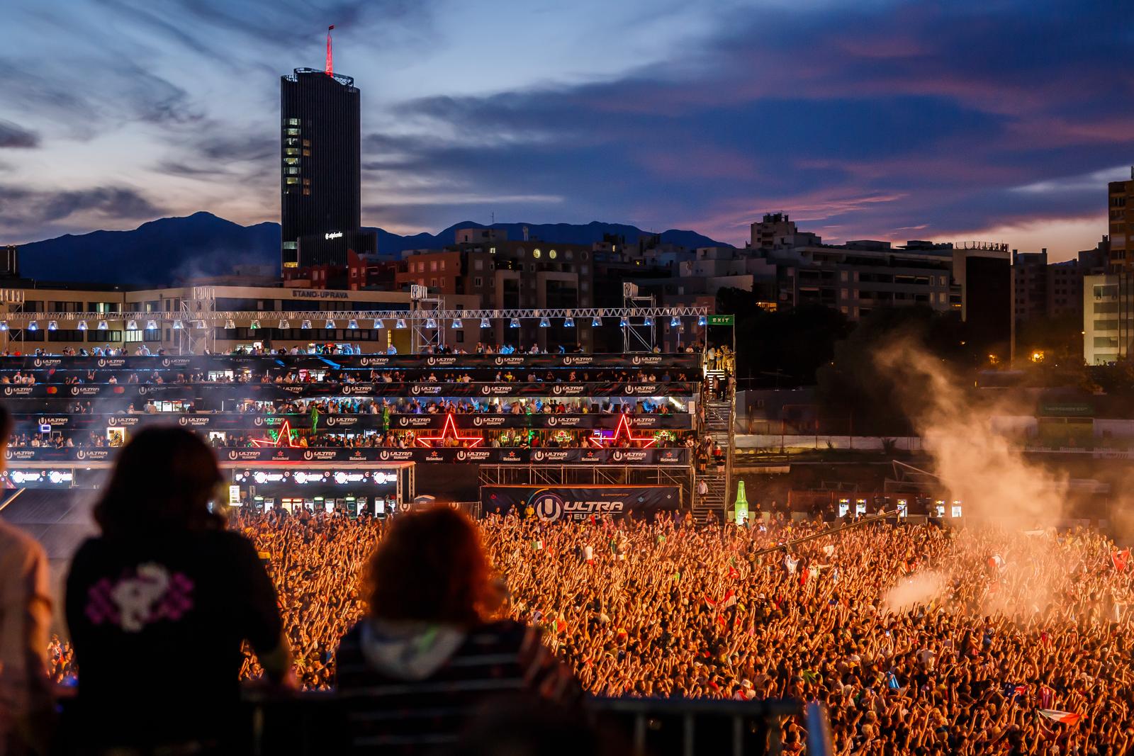 09.07.2022., Split - Drugi dan Ultra Europe Festivala. Na parku mladezi zapoceo je drugi dan Ultra Europe Festivala.   Photo: Zvonimir Barisin/PIXSELL
