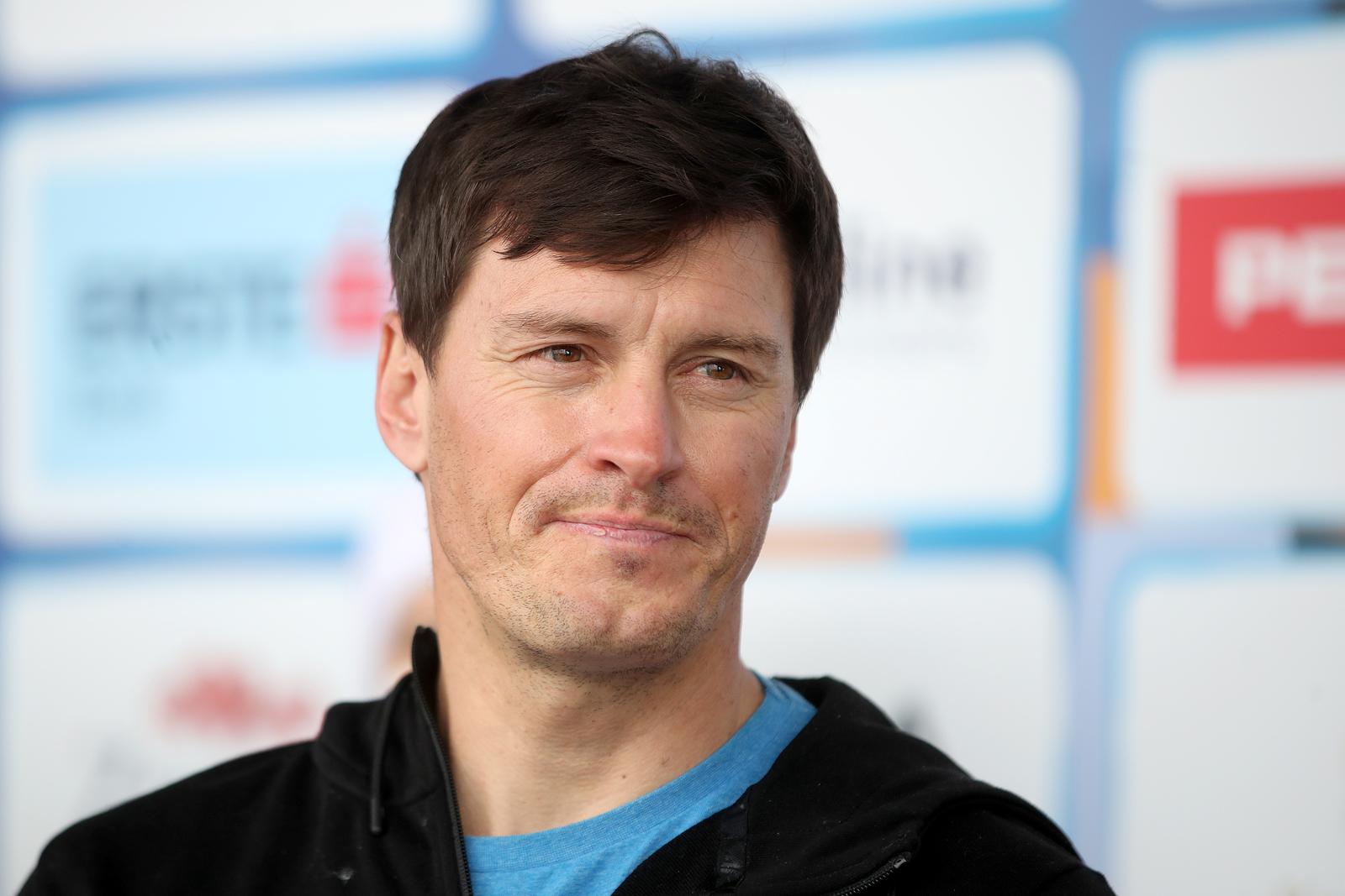 11.02.2022.,  Zagreb, Zracna luka Franjo Tudjman Zagreb - Docek hrvatskih olimpijki u alpskom skijanju koje se vratile sa Zimskih olimpijskih igara u Pekingu.  Ivica Kostelic. Photo: Igor Kralj/PIXSELL