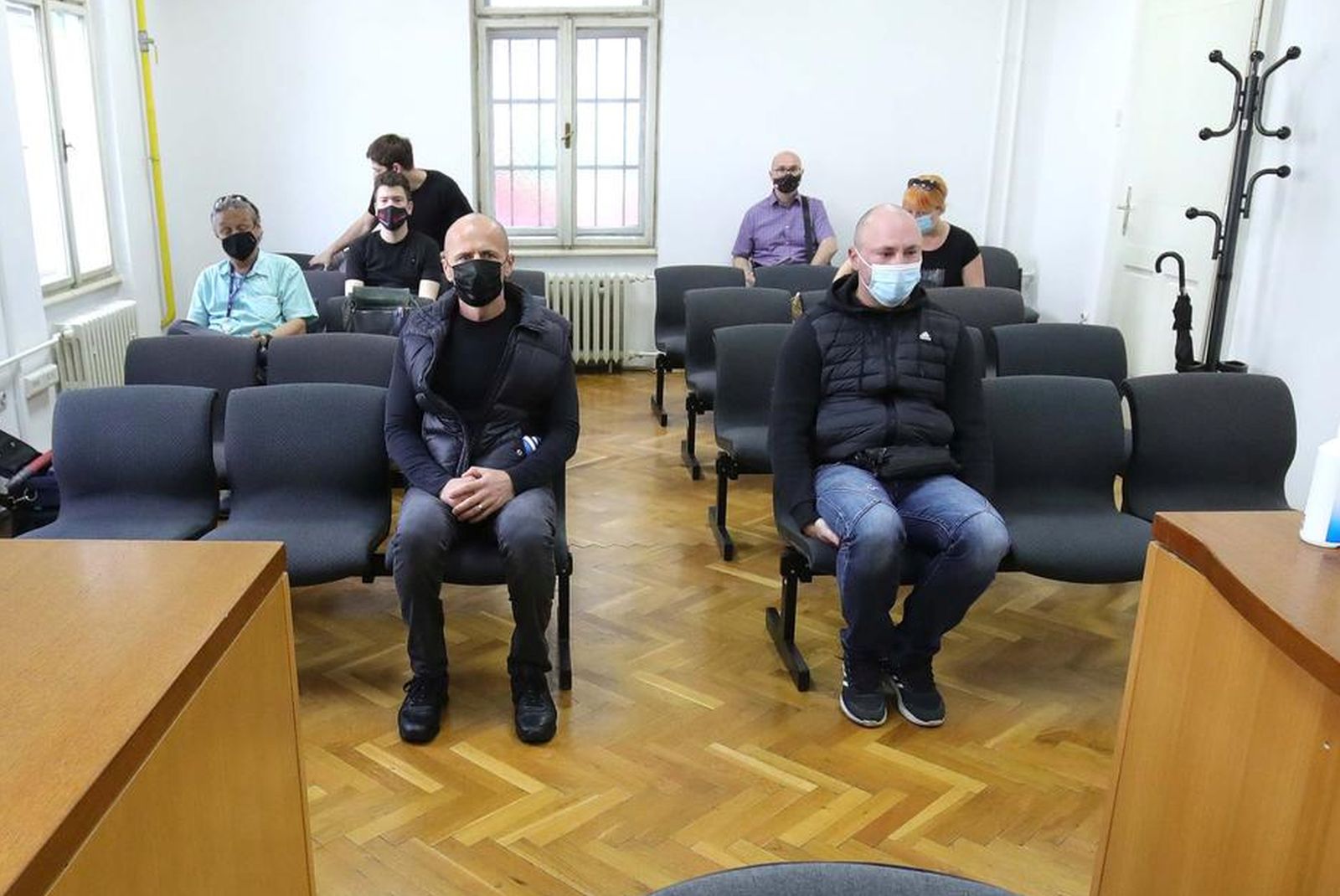 11.06.2021., Zagreb - Opcinski kazneni sud, Ilica. Presuda Daliboru Colaku i Marinu Opacku za prometnu nesrecu u kojoj je poginula Ivana Obad. Colak kriv, Opacak slobodan. Photo: Sanjin Strukic/PIXSELL