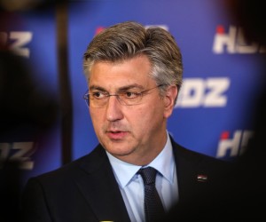 11.07.2022., Zagreb - Predsjednik Vlade RH Andrej Plenkovic dao je izjavu za medije nakon sjednice Nacionalnog odbora HDZ-a. Photo: Zeljko Hladika/PIXSELL