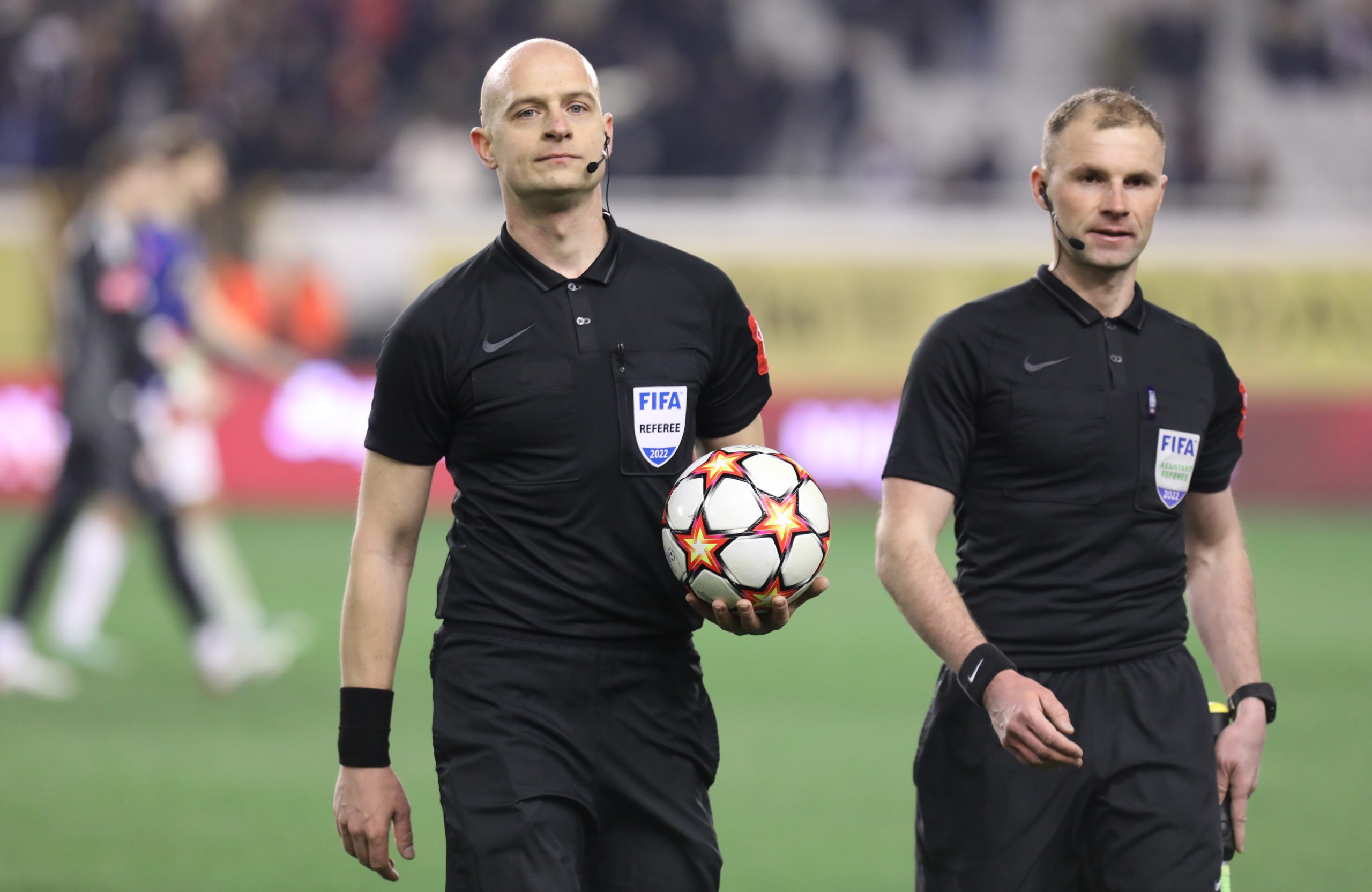 12.03.2022., stadion Poljud, Split - Hrvatski Telekom Prva liga, 27. kolo, HNK Hajduk - GNK Dinamo. Sudci Dario Bel i Marjan Tomas    Photo: Ivo Cagalj/PIXSELL
