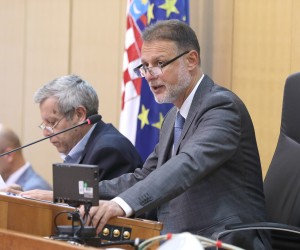 13.07.2022., Zagreb - Sabor 11. sjednicu nastavlja raspravom o prijedlogu odluke o pristupanju promjeni Ustava Republike Hrvatske. 
Photo: Patrik Macek/PIXSELL Photo: Patrik Macek/PIXSELL