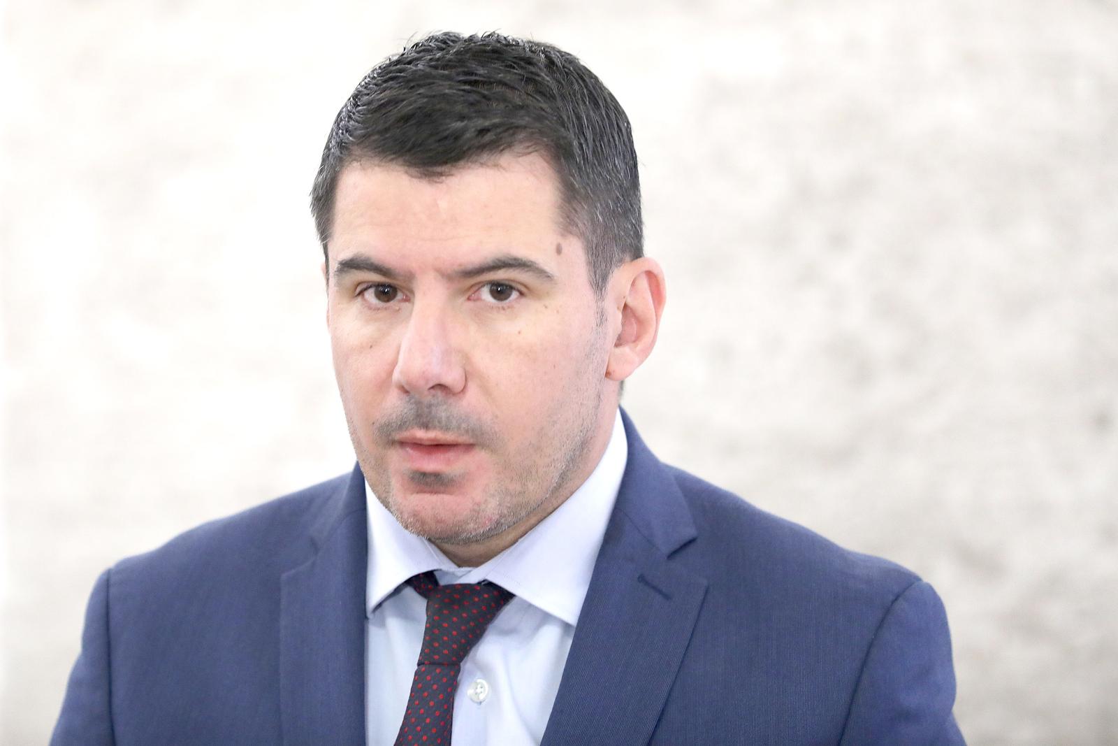 15.07.2022., Zagreb - Na konferenciji za medije odrzanoj u Saboru zastupnik Nikola Grmoja govorio je o predstojecem glasovanju i drugim aktualnim temama. Photo: Patrik Macek/PIXSELL