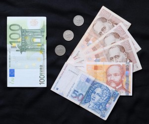 15.07.2022.,Zagreb - Vijeće za ekonomske i financijske poslove EU-a (Ecofin) usvojilo je tri konacna pravna akta koja su potrebna kako bi Hrvatska mogla uvesti euro 1. sijecnja 2023., medju kojima je i odluka o stopi konverzije kune u euro po sredisnjem paritetu 1 euro = 7,53450 kuna. Photo: Tomislav Miletic/PIXSELL