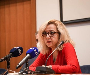 15.11.2021.., Zagreb - Predstavljanje Nacrta prijedloga reforme hitne medicine. Nacrt je osmislila Hrvatska udruga bolnickih lijecnika (HUBOL) u zajednistvu sa Koordinacijom hrvatske obiteljske medicine (KOHOM), Hrvatskom udrugom djelatnika hitne medicinske pomoci (HUDHMP), Hrvatskim drustvom obiteljskih doktora Hrvatskog lijecnickog zbora (HDOD HLZ) i Hrvatskim drustvom za hitnu medicinu (HDHM).  Natasa Ban Toskic   Photo: Josip Regovic/PIXSELL Photo: Josip Regovic/PIXSELL