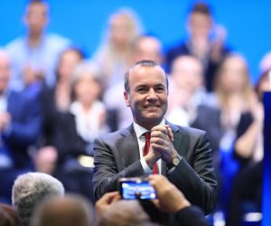 18.05.2019., Kosarkaski centar Drazen Petrovic, Zagreb - Sredisnji predizborni skup Hrvatske demokratske zajednice za izbore za Europski parlament. Manfred Weber. rPhoto: Slavko Midzor/PIXSELL