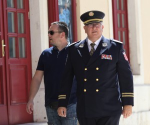 18.07.2022., Sibenik - Svecano otvorenje projekta Sigurna turisticka destinacija 2022 odrzano je u sibenskom kazalistu. Uz brojne uzvanike na otvorenju su prisutvovali i ministrica turizma i sporta Nikolina Brnjac, potpredsjednik Vlade i ministar unutarnjih poslova Davor Bozinovic, ravnatelj policije Nikola Milina te brojni drugi.

  Photo: Dusko Jaramaz/PIXSELL