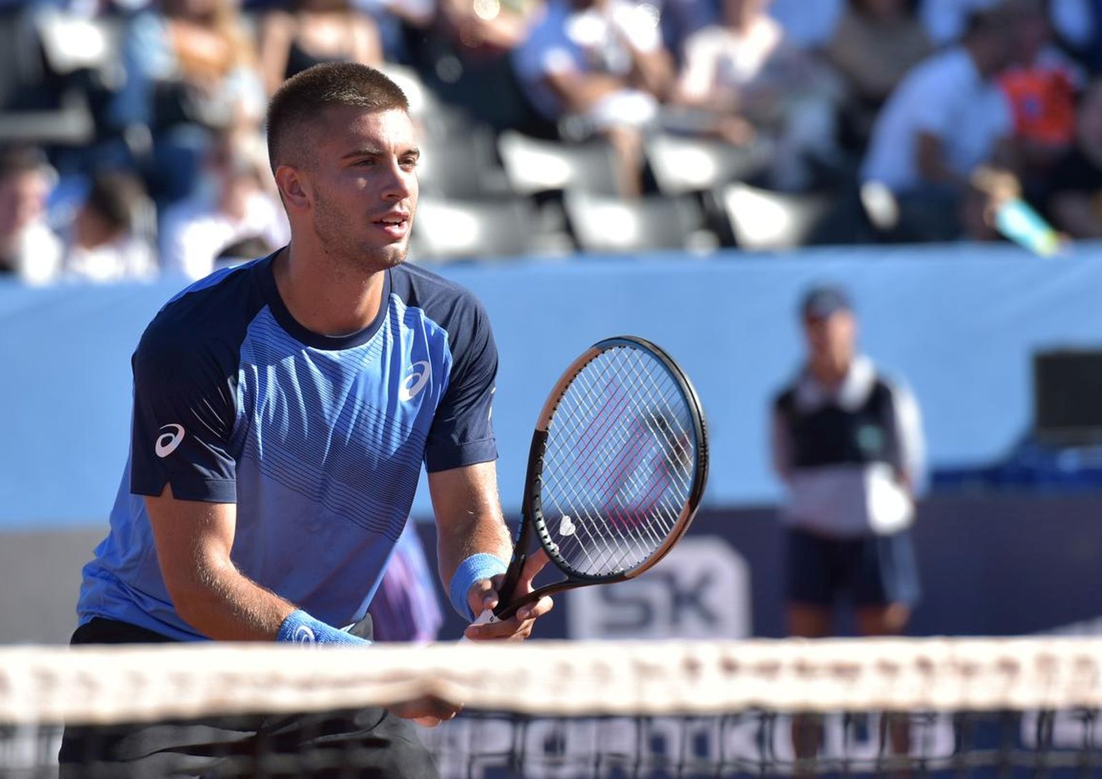 19.06.2020., Zadar - Egzibicijski mec izmedju parova Novak Djokovic, Olga Danilovic protiv Borne Corica i Anje Konjuh. rPhoto: Dino Stanin/PIXSELL