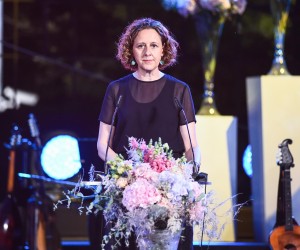 19.6.2022., Zagreb - Dodjela nagrade Vladimir Nazor za najbolja umjetnicka ostvarenja u 2021. Ministrica kulture Nina Obuljen Korzinek. Photo: Neva Zganec/PIXSELL