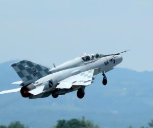Vojni avion HRZ Mig 21 16.07.2018., Zagreb - Zracna Luka Zagreb, vojni avion HRZ Mig 21rPhoto: Robert Anic/PIXSELL