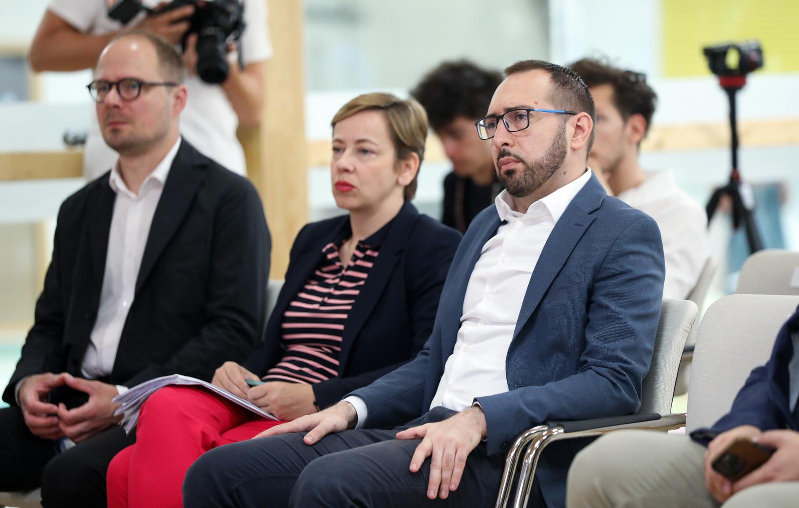 19.07.2022., Zagreb,  Gradonacelnik Grada Zagreba Tomislav Tomasevic otvorit ce proces prijava za sedmu generaciju najveceg startup akceleratora - Startup Factory. Najboljim timovima za razvoj inovativnih tehnoloskih proizvoda Grad Zagreb je osigurao 800.000,00 kuna. Photo: Emica Elvedji/PIXSELL