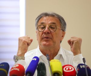 20.06.2022.,  Mostar - Konferencija za medije Zdravka Mamica.  Photo: Denis Kapetanovic/PIXSELL