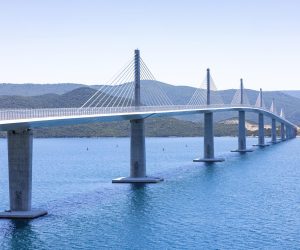 22.06.2022., Most Peljesac ceka svoje sluzbeno otvorenje koje ce biti 26. srpnja.  Photo: Milan Sabic/PIXSELL