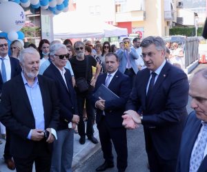 21.07.2022.,Solin -Predsjednik Vlade Andrej Plenkovic prisustvovao svecanom otvorenju Doma zdravlja i ljekarne Splitsko-dalmatinske. Photo: Ivo Cagalj/PIXSELL