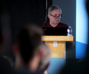 Rovinj: Weekend Media Festival, panel Kriptovalute iznutra: Tko će počistiti nered? 22.09.2018., Rovinj - 11. Weekend Media Festival. Panel Kriptovalute iznutra: Tko ce pocistiti nered? Zeljko Ivankovic autor knjige Besplatno - Uvod u politicku ekonomiju digitalnog doba, kolumnist, urednik i predavac. Photo: Igor Kralj/PIXSELL
