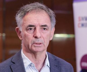 23.05.2022.,Zagreb, Srpsko narodno vijece organizira dvodnevni medjunarodni znanstveno-strucni skup pod nazivom "Interkulturalnost i obrazovanje na manjinskim jezicima i pismima". Tema konferencije je ostvarivanje prava i razvoj obrazovanja na manjinskim jezicima u Hrvatskoj te iskustva ucitelja i nastavnika koji sudjeluju u odgojno-obrazovnom procesu. UN-ov posebni izvjestitelj o manjinskim pitanjima Fernand de Varennes govoro o jeziku, manjinama i ljudskim pravima. Photo: Robert Anic/PIXSELL