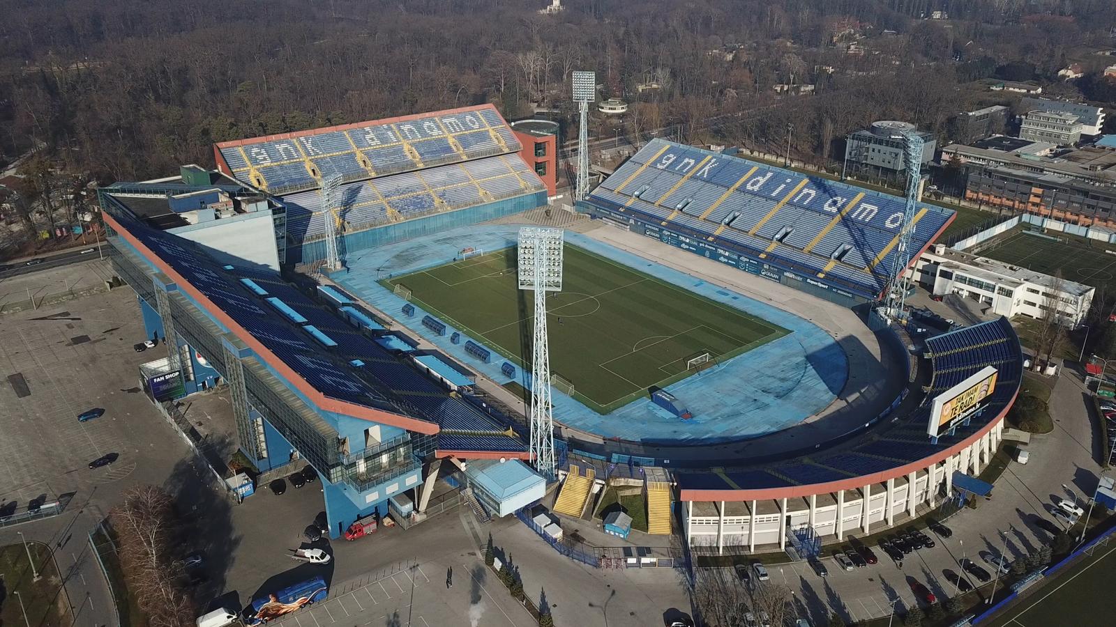 08.01.2020., Zagreb - Fotografija stadiona Maksimir iz zraka. Photo: PIXSELL