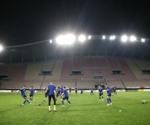 25.07.2022., Nacionalna Arena Todor Proeski, Skopje, Sjeverna Makedonija - Trening GNK Dinama uoci druge utakmice 2. pretkola kvalifikacija za Ligu prvaka: GNK Dinama - FC Shkupi. Photo: Luka Stanzl/PIXSELL