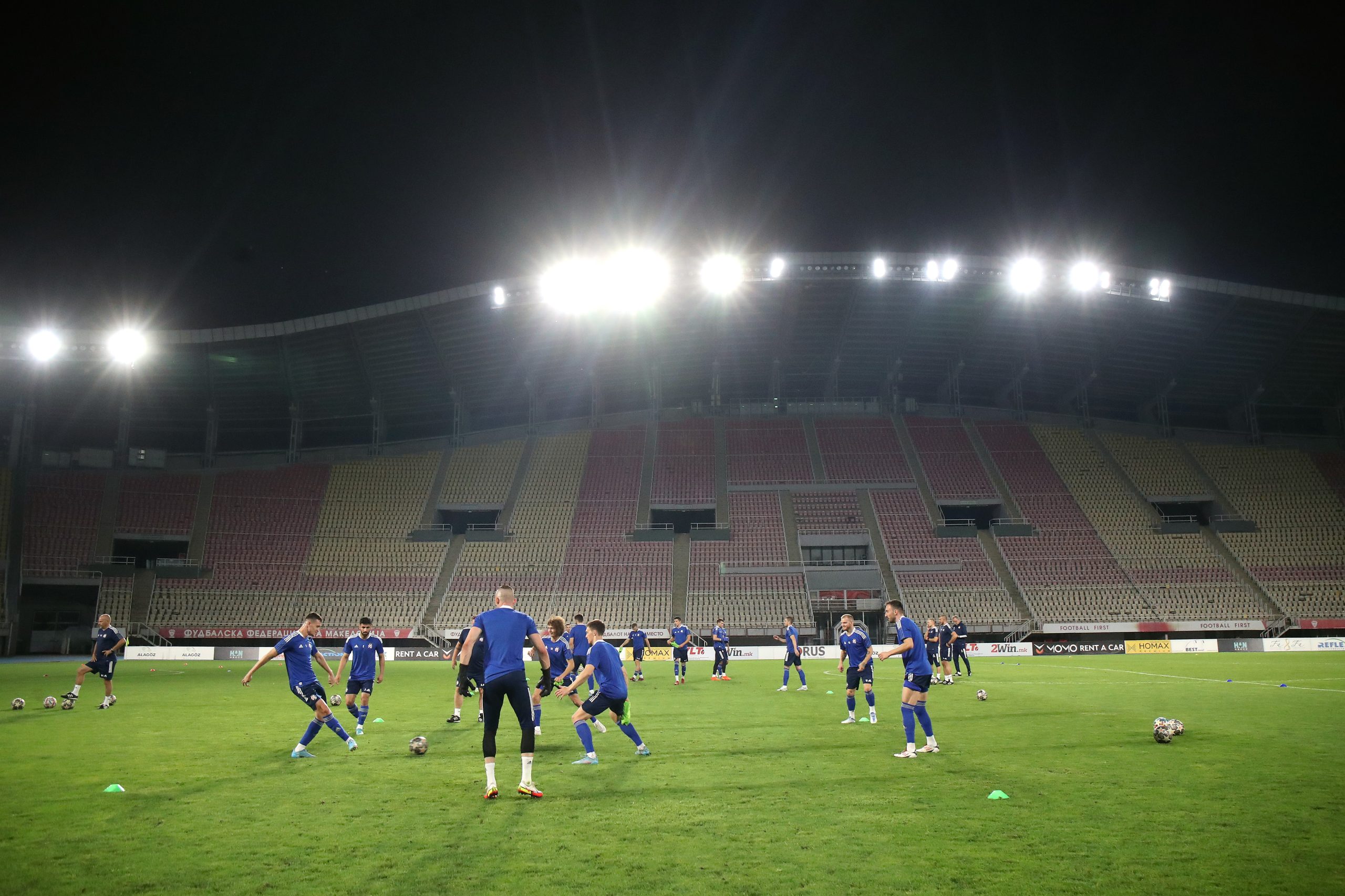 25.07.2022., Nacionalna Arena Todor Proeski, Skopje, Sjeverna Makedonija - Trening GNK Dinama uoci druge utakmice 2. pretkola kvalifikacija za Ligu prvaka: GNK Dinama - FC Shkupi. Photo: Luka Stanzl/PIXSELL