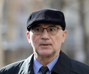 27.01.2021., Zagreb - Veljko Miljevic dao je izjavu za medije nakon sjednice vrhovnog suda o Zdravku Mamicu. Photo: Patrik Macek/PIXSELL