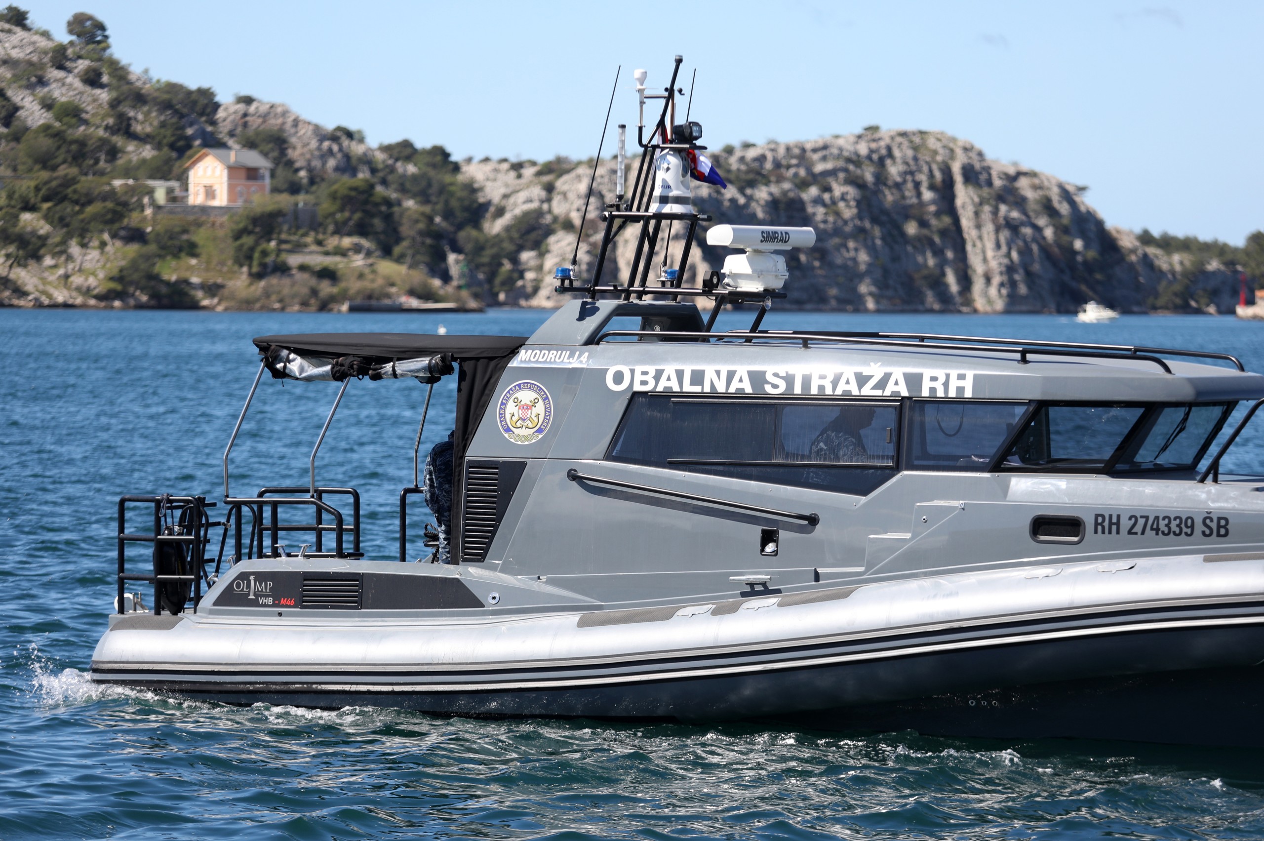 27.04.2022., Sibenik - Brodovi obalne straze Republike Hrvatske Modrulj 2 i Modrulj 4.
 Photo: Dusko Jaramaz/PIXSELL