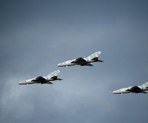 28.05.2021., Zagreb - Svecano postrojavanje pripadnika Oruzanih snaga Republike Hrvatske, Ministarstva unutarnjih poslova i hrvatskih branitelja iz Domovinskog rata na stadionu u Kranjcevicevoj povodom obiljezavanja Dana Hrvatske vojske, Dana Hrvatske kopnene vojske i 30. Obljetnice ustrojavanja Hrvatske vojske. Photo: Marko Lukunic/PIXSELL
