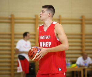 30.08.2018.,  Sveti Martin na Muri - Hrvatska kosarkaska reprezentacija odradila prvi trening na pripremama u Life Class Termama Sveti Martin. Ivica Zubac. "nPhoto: Luka Stanzl/PIXSELL