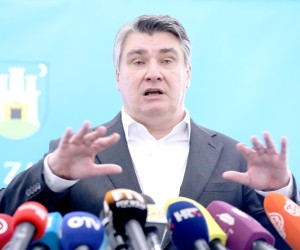 31.05.2022., Zagreb - Predsjednik Republike Hrvatske Zoran Milanovic odrzao je konferenciju za medije u Staro gradskoj vijecnici nakon svecanost dodjele javnih priznanja Grada Zagreba i Nagrada Zagrepcanka godine povodom Dana Grada Zagreba.   Photo: Patrik Macek/PIXSELL