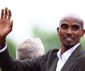 Former British track athlete Mo Farah attends the Platinum Jubilee Pageant, marking the end of the celebrations for the Platinum Jubilee of Britain's Queen Elizabeth, in London, Britain, June 5, 2022. REUTERS/Hannah McKay/Pool Photo: HANNAH MCKAY/REUTERS