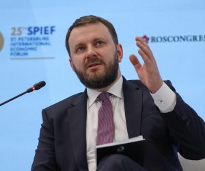 Russian presidential aide Maxim Oreshkin attends a session of the St. Petersburg International Economic Forum (SPIEF) in Saint Petersburg, Russia June 16, 2022. REUTERS/Anton Vaganov Photo: ANTON VAGANOV/REUTERS