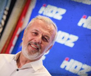 27.06.2022., Zagreb - Ante Sanader dao je izjavu medijima nakon prosirene sjednice Predsjednistva HDZ-a u sredisnjici stranke na Trgu zrtava fasizma. Photo: Josip Regovic/PIXSELL