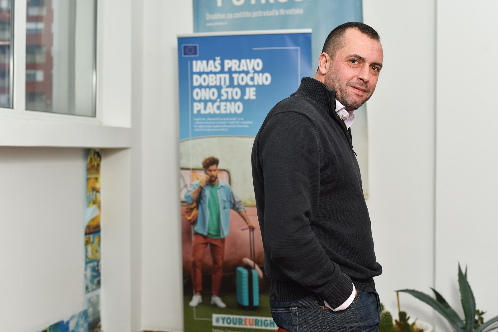 12.11.2021., Zagreb - Igor Vujovic, predsjednik Drustva Potrosac. 

Photo Sasa ZinajaNFoto