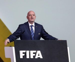 31.03.2022., Katar,  Doha - 72. FIFA Kongres odrzava se u Dohi, domacinu Svjetskog prvenstva koji se odrzava od 21. studenog do 18. prosinca ove godine. Predsjednik FIFE Gianni Infantino. Photo: Igor Kralj/PIXSELL