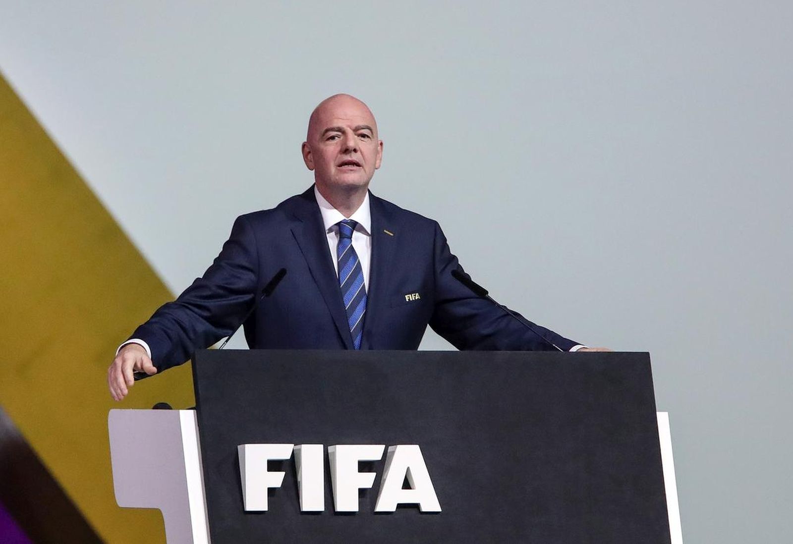 31.03.2022., Katar,  Doha - 72. FIFA Kongres odrzava se u Dohi, domacinu Svjetskog prvenstva koji se odrzava od 21. studenog do 18. prosinca ove godine. Predsjednik FIFE Gianni Infantino. Photo: Igor Kralj/PIXSELL