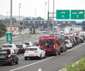 1.8.2021., Rupa -Guzve na granicnom prijelazu Rupa.rPhoto: Nel Pavletic/PIXSELL